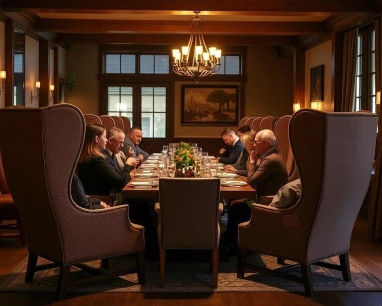 Welke stoelen zijn geschikt voor lange diners?