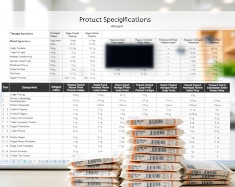 Hoe werkt allergenenbeheer met productspecificaties?