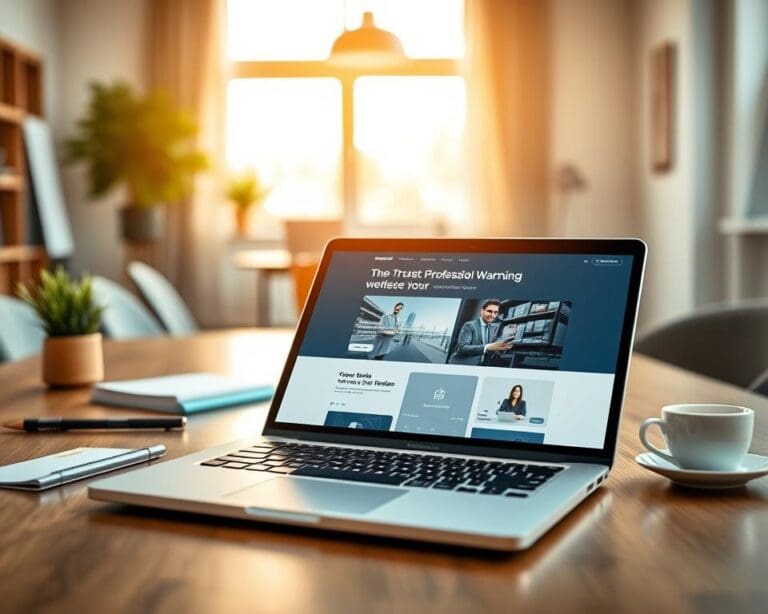 Hoe bouw je vertrouwen op met een professionele website?