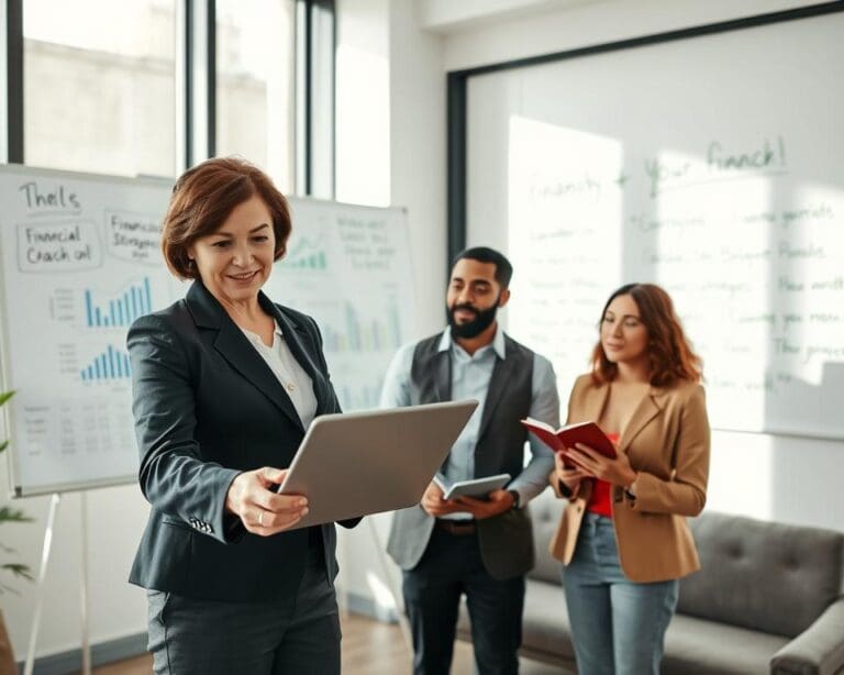 Hoe ondersteunt een financiële coach ondernemers?