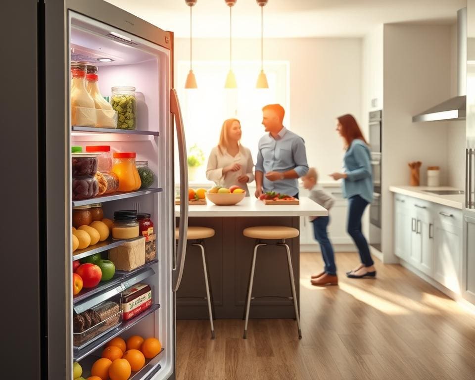Wat maakt een koelkast geschikt voor een gezin?