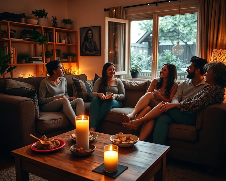 Wat past goed bij een ontspannen avond met vrienden?