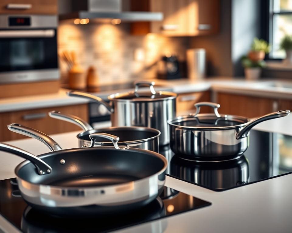 Welke pannenset past bij inductie koken?
