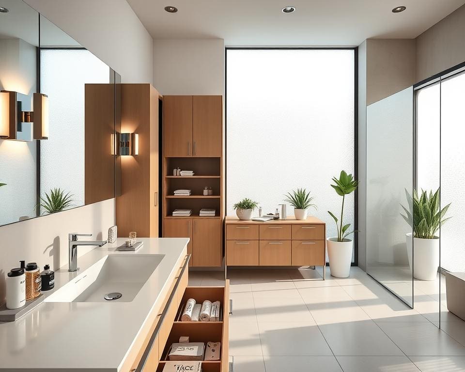 Badkamermeubels kiezen met extra opbergruimte