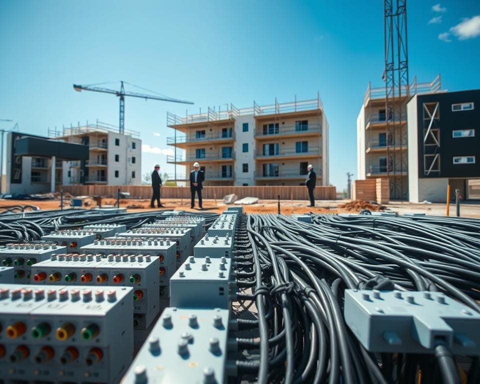 Modulaire elektrotechnische opbouw voor utiliteit en woningbouw