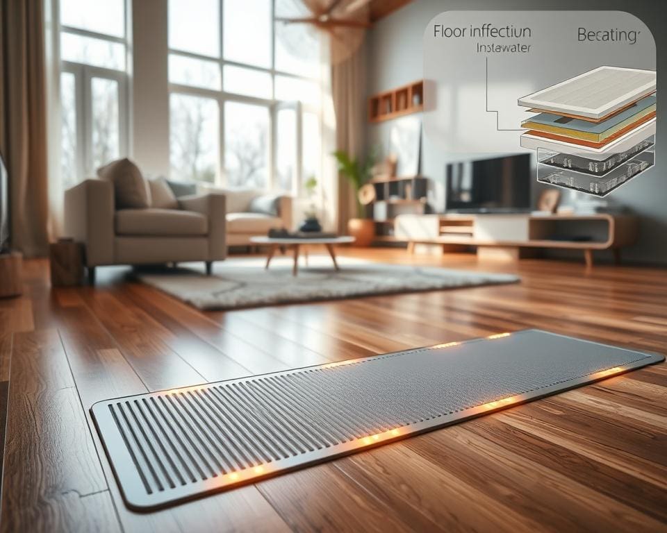 Vloerisolatie combineren met comfortabele verwarming