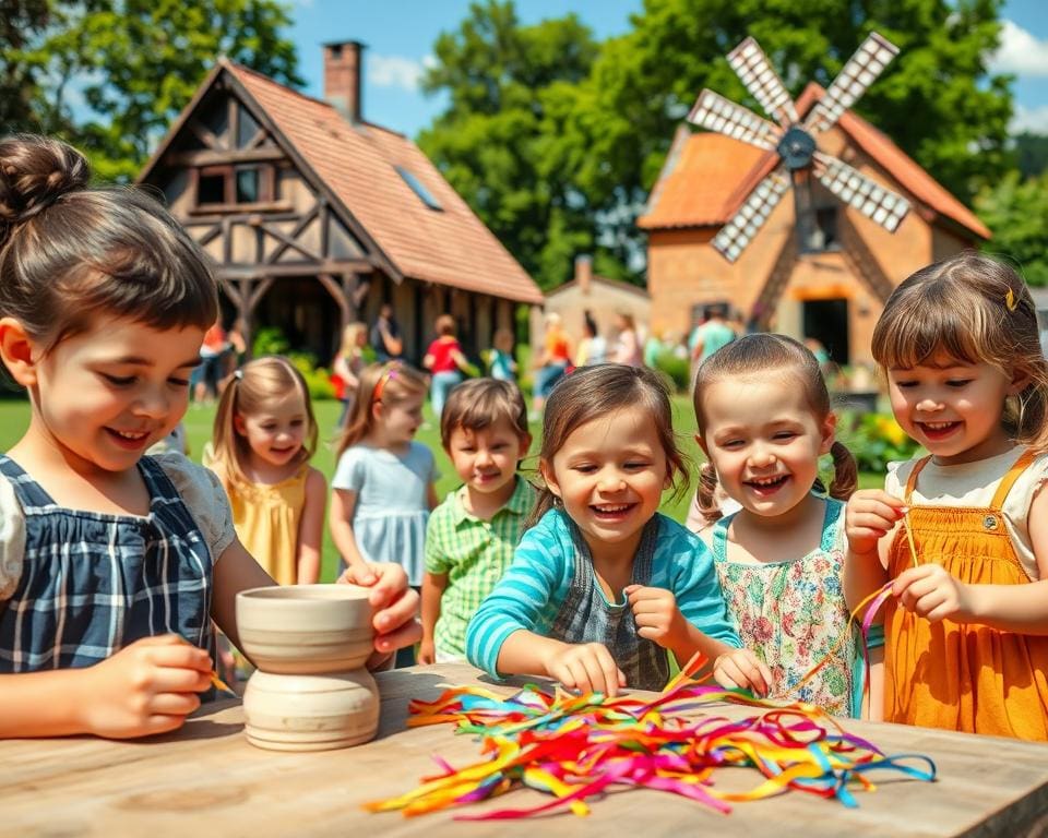Wat maakt een bezoek aan het Openluchtmuseum leuk voor kinderen?