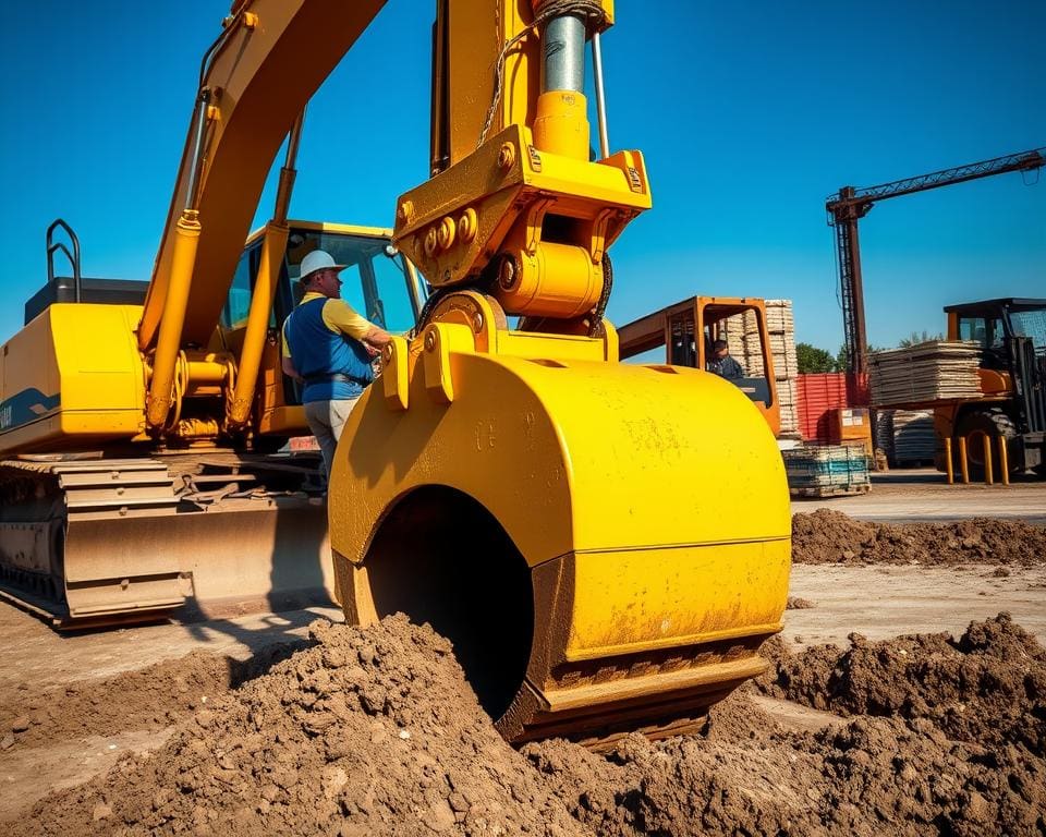 Wat vraagt werken met zwaar materieel van professionals?