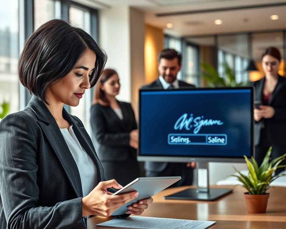 Digitale documenten ondertekenen online