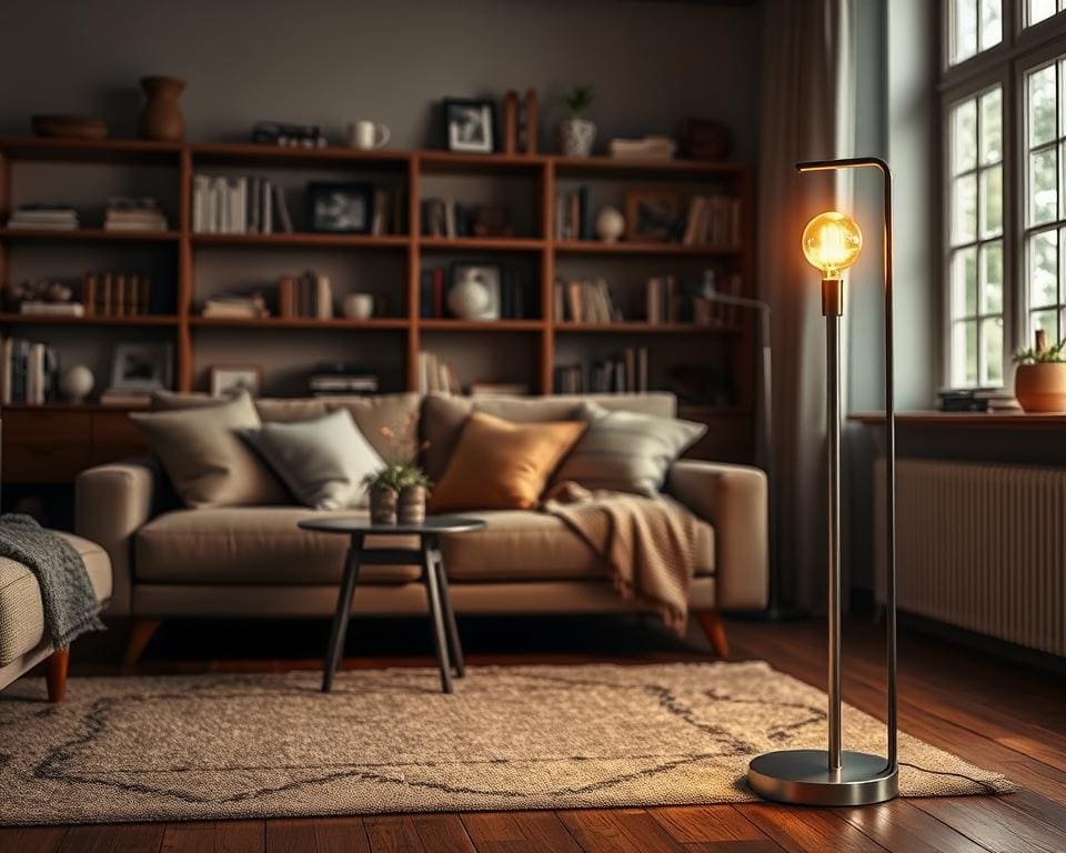 Is een dimbare vloerlamp geschikt voor de woonkamer?