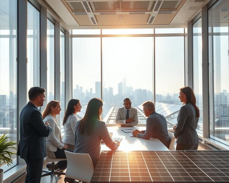 Waarom investeren bedrijven in zonnepanelen op kantoor?