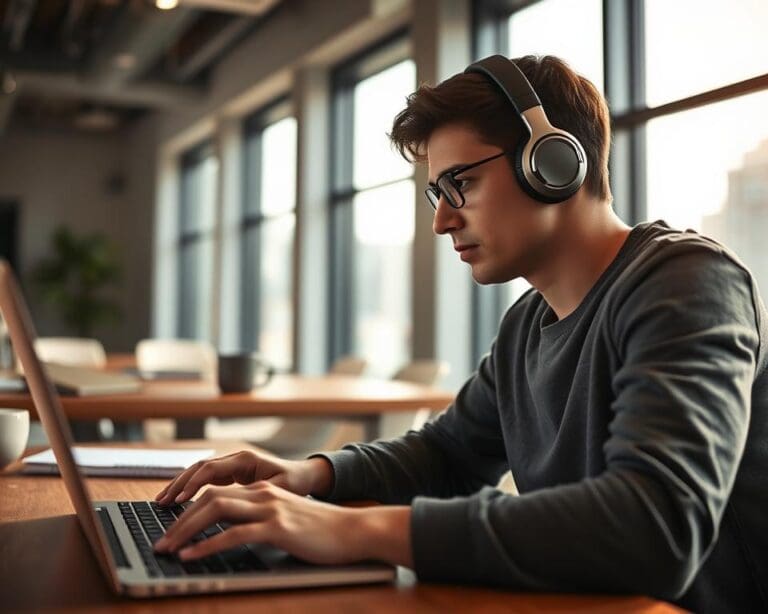 Wat doet een noise cancelling koptelefoon voor focus?