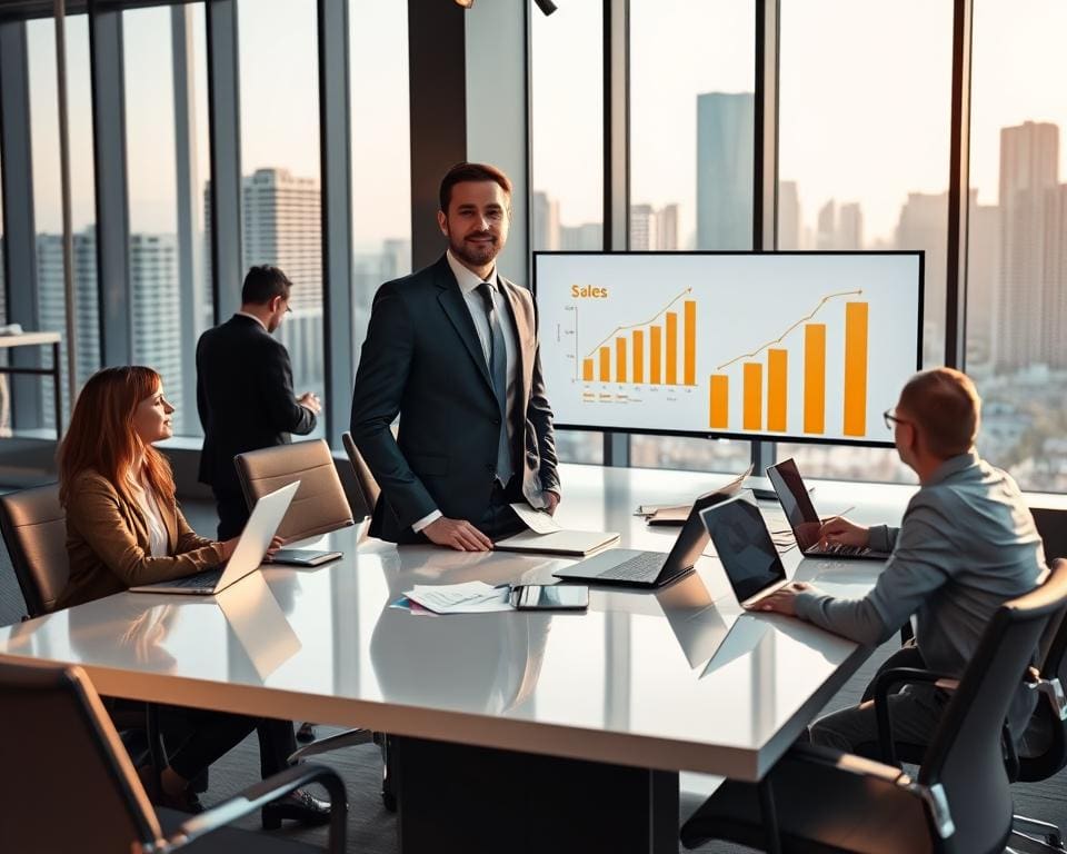 Wat doet een salesmanager?