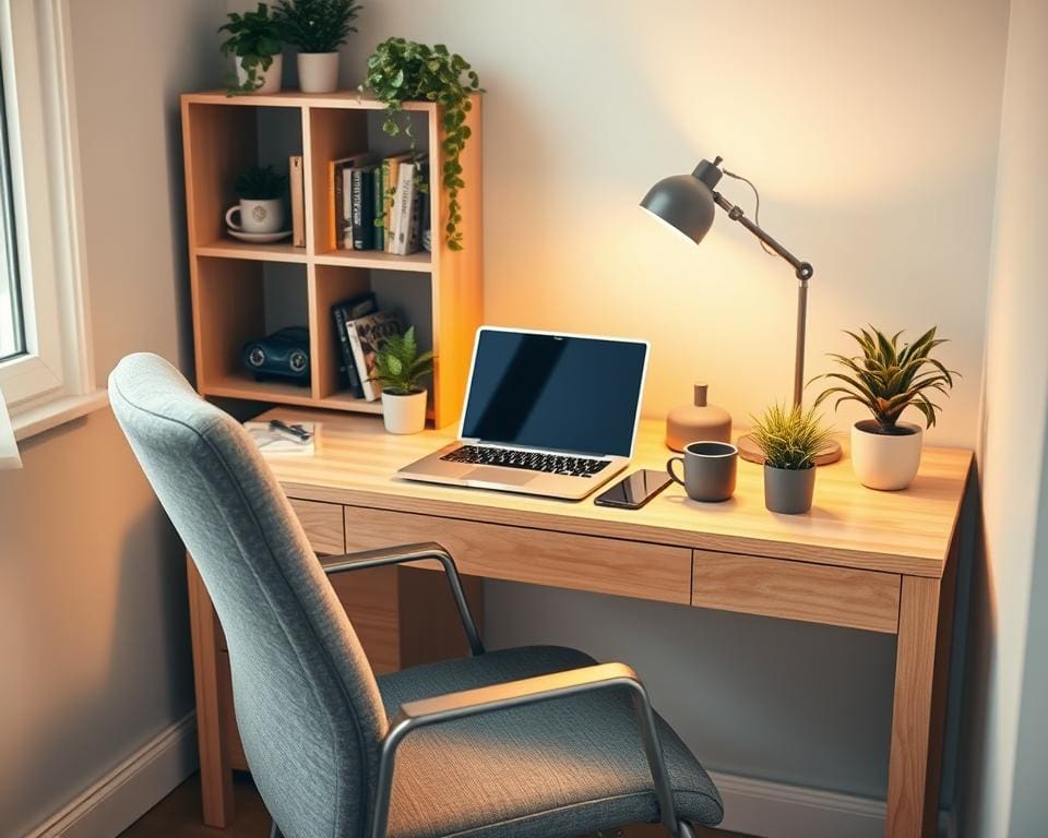 Welk bureau past bij thuiswerken in een kleine ruimte?