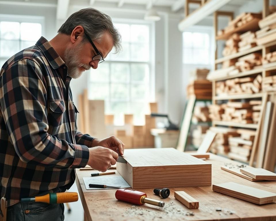 Wat doet een timmerman bij maatwerk in huis?