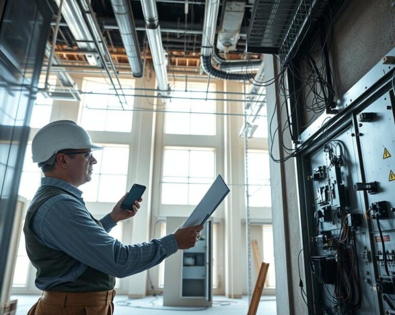 Wat maakt een elektromonteur belangrijk bij utiliteitsbouw?