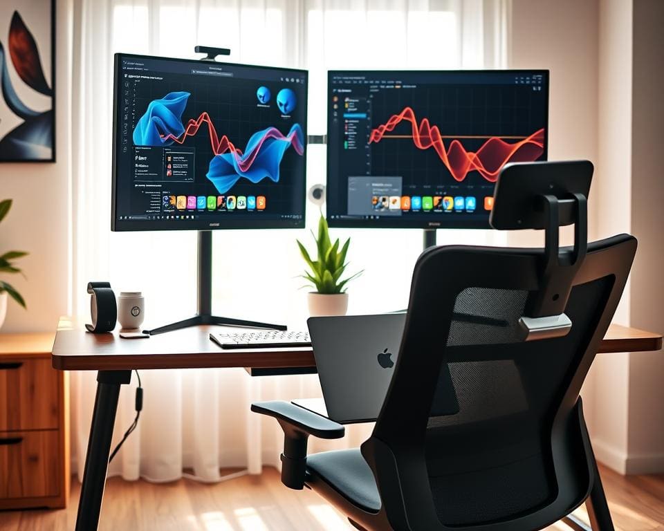 Hoe stel je een dual monitor setup in?