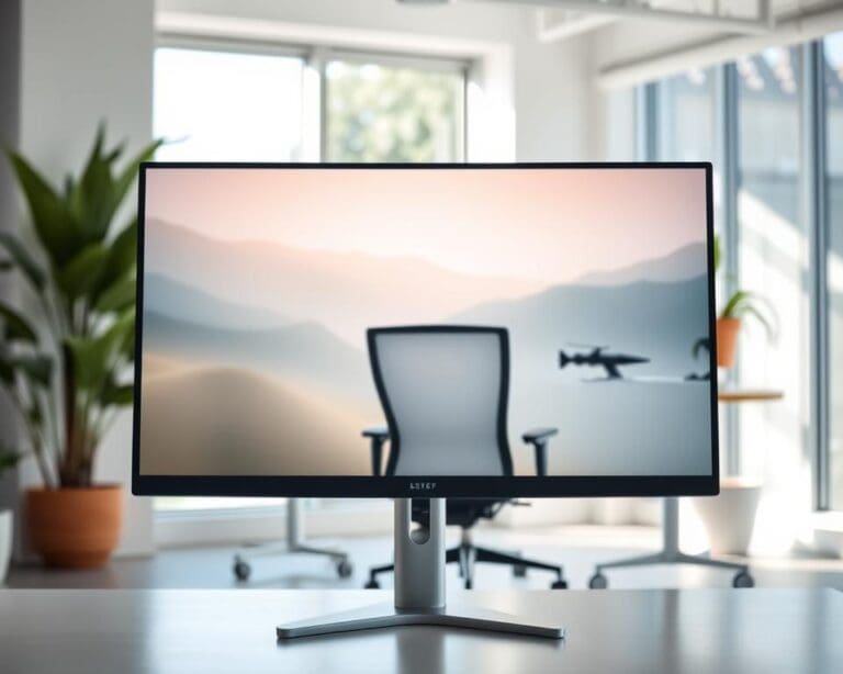 Welke monitor heeft oogvriendelijke technologie?