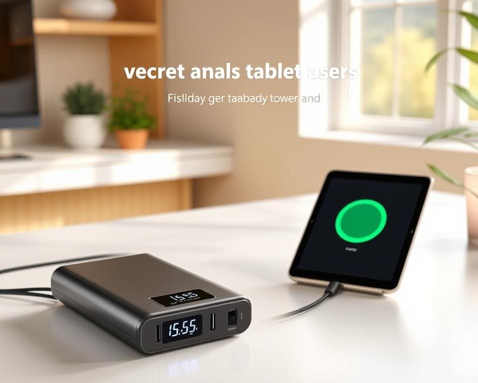 Welke powerbank is geschikt voor tablets?