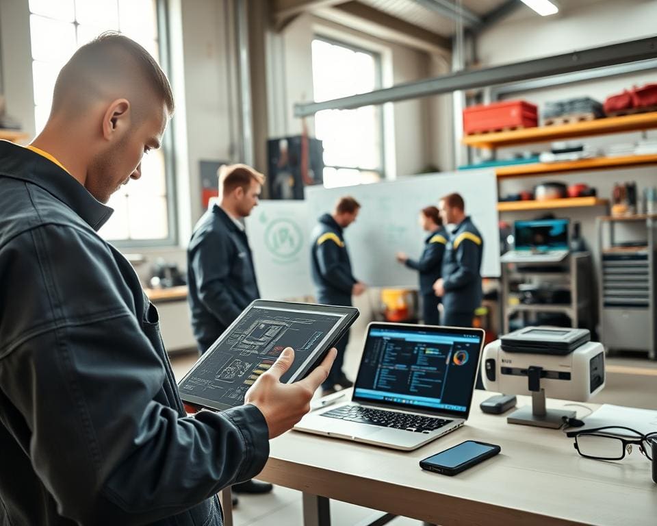 digitale hulpmiddelen voor monteurs